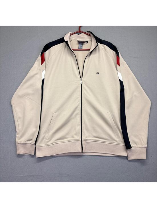 Other - Vintage Quicksilver Full Zip Sweater Men's Size XL Beige